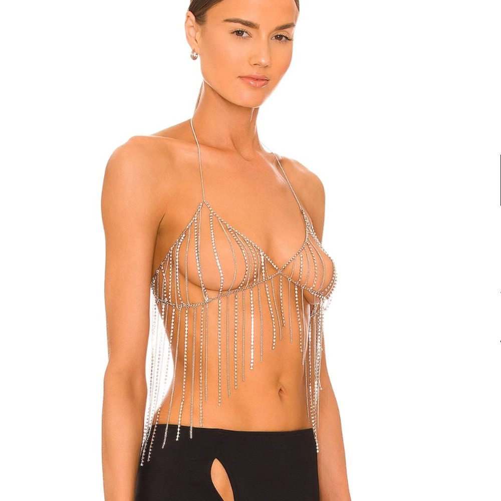 Revolve 8 other reasons Rhinestone Bralette Top